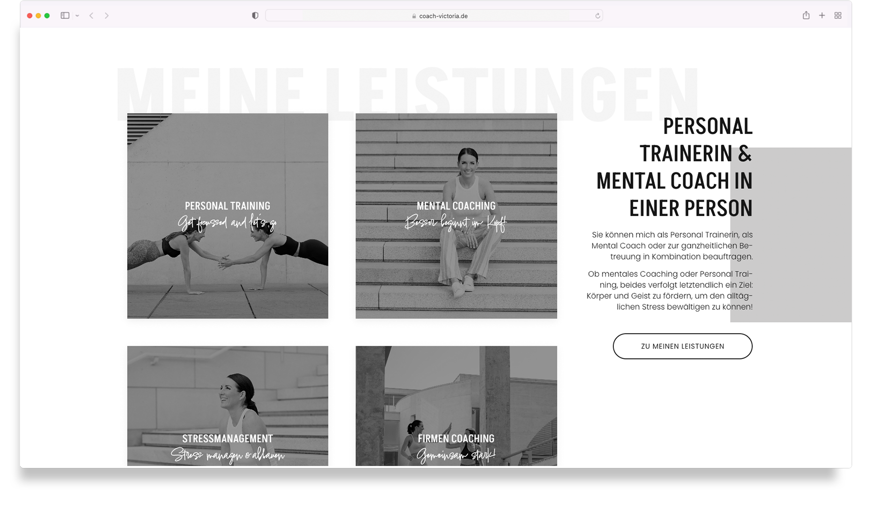 Victoria Preissler Home Page Leistungen